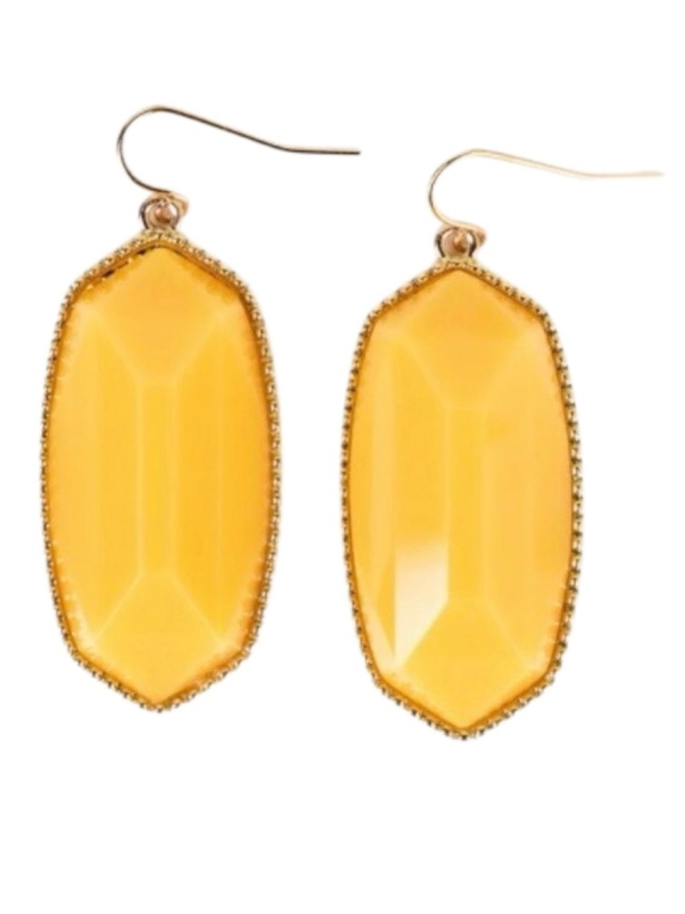 No. 3 Mia Mustard Earrings (NWT)